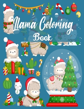 Paperback Llama Coloring Book: Amazing 24 Beautiful Coloring Book for Llama,winter llama Lovers for relaxation and stress relief| llama coloring books Book