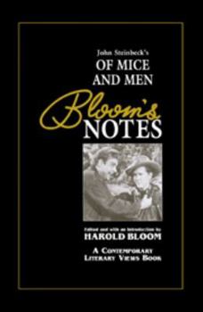 Library Binding Of Mice & Men (Bloom's Notes) Book
