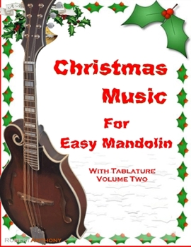 Paperback Christmas Music for Easy Mandolin with Tablature Volume Two Book