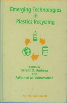 Hardcover Emerging Technologies in Plastics Recycling Book