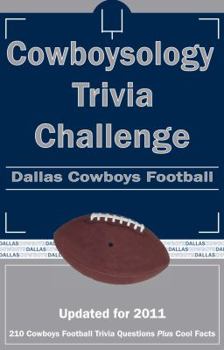 Paperback Cowboysology Trivia Challenge: Dallas Cowboys Football Book