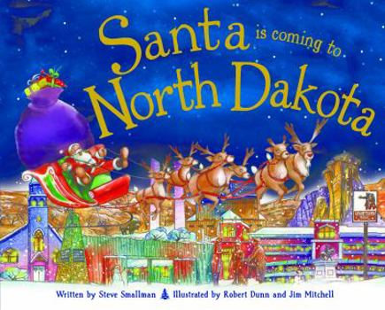 Hardcover Santa Is Coming to North Dakota Book