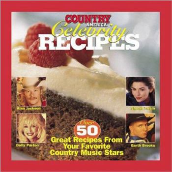 Hardcover Country America Celebrity Recipes Book