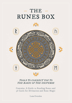 Hardcover The Runes Box: Tools to Connect You to the Magic of the Universe - Contains: A Guide to Reading Runes and 36 Cards for Divination and [With Divination Book