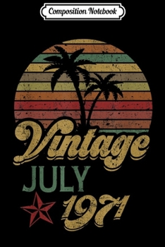 Composition Notebook: July 1986 Funny Nutrition Facts 33rd Birthday Gift Journal/Notebook Blank Lined Ruled 6x9 100 Pages