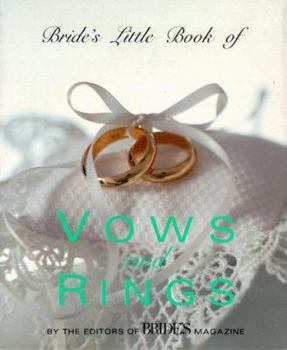 Hardcover Bride's Little Book of Vows And Rings Book