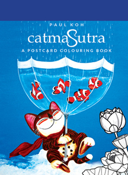 Paperback Catmasutra: A Postcard Colouring Book