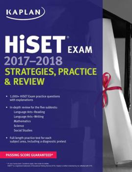 Paperback HiSet Exam 2017-2018: Strategies, Practice & Review Book