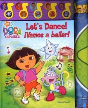 Hardcover Dora Lets Dance Vamos a Bailar (Dance Mat) Book