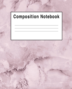 Composition Notebook: Pink Stone Rock