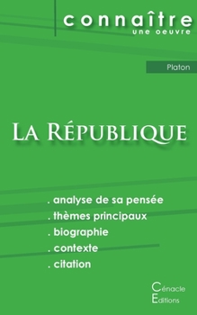 Paperback Fiche de lecture La République de Platon (analyse littéraire de référence et résumé complet) [French] Book