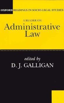 A Reader on Administrative Law