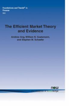 Paperback The Efficient Market Theory and Evidence: Implications for Active Investment Management Book