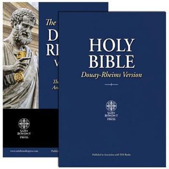 Paperback The Holy Bible : DOUAY-RHEIMS VERSION [Large Print] Book