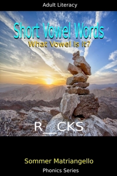 Paperback Short Vowel Words: What Vowel Is It? Book