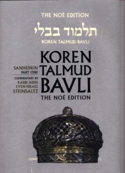 Hardcover Koren Talmud Bavli Noe Edition: Volume 29: Sanhedrin Part 1, Hebrew/English, Large, Color Edition Book