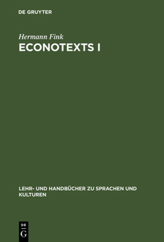 Hardcover EconoTexts I [German] Book