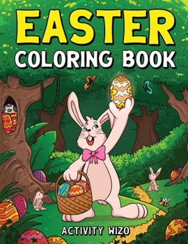 Paperback Easter Coloring Book: An Activity Book For Kids Ages 4-8 Book