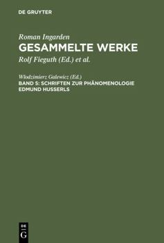 Hardcover Schriften zur Phänomenologie Edmund Husserls (Communicatio,) (German Edition) Book