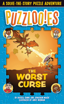 Paperback Puzzlooies! the Worst Curse: A Solve-The-Story Puzzle Adventure Book