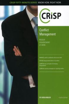 Paperback Conflict Management: Resolve Disagreement at Work Book