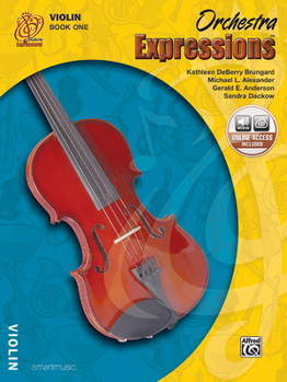 Paperback Orchestra Expressions, Book One Student Edition: Violin, Book & Online Audio [With CD] Book