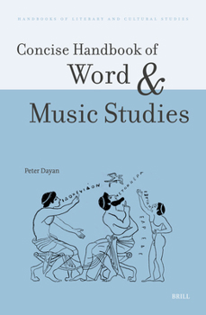 Hardcover Concise Handbook of Word and Music Studies Book
