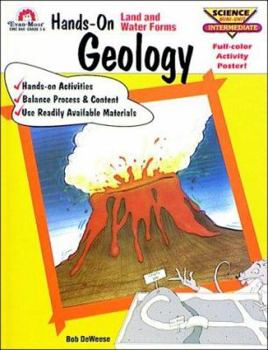 Paperback Hands-On Geology: Land and Water Forms Book