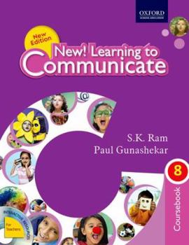 Paperback New! Learning to Communicate Class 8 Book