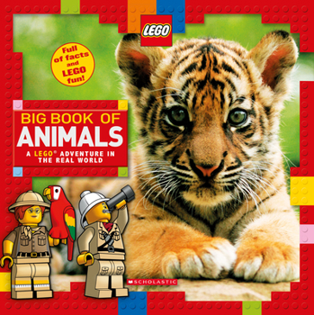Hardcover Big Book of Animals (Lego Nonfiction): A Lego Adventure in the Real World Book