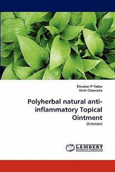 Paperback Polyherbal Natural Anti-Inflammatory Topical Ointment Book