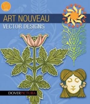 Paperback Art Nouveau Vector Designs [With CDROM] Book