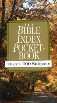 Paperback The Bible Index Pocket-Book Book