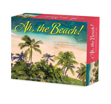 Product Bundle Ah, the Beach! 2024 6.2 X 5.4 Box Calendar Book