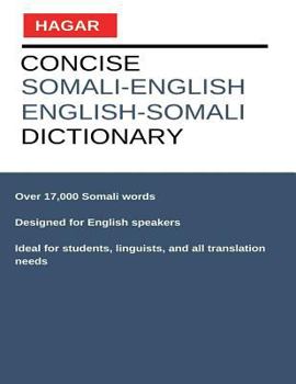 Paperback Concise Somali-English/English-Somali Dictionary Book