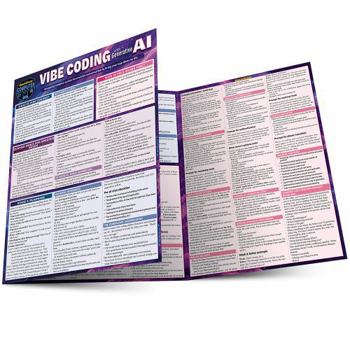 Paperback Vibe Coding with Generative AI: A Quickstudy Laminated Reference Guide Book