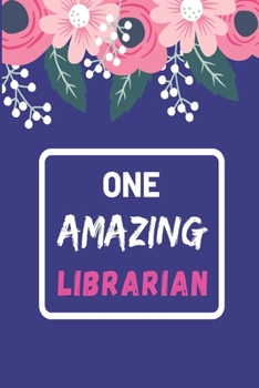 Paperback one amazing librarian: Lined notebook, librarian Appreciation Gifts Book