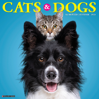 Calendar Cats & Dogs 2023 Wall Calendar Book