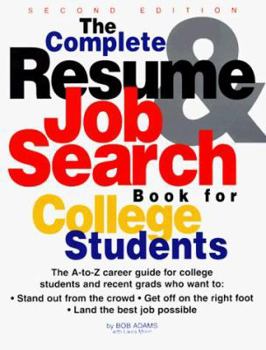 Paperback Resume & Job Search F/Coll.Students Book
