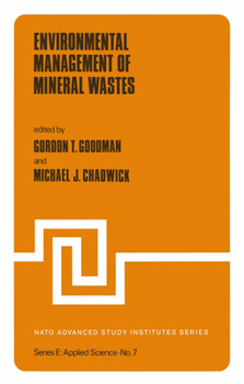 Hardcover Environmental Management of Mineral Wastes Book