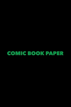 Paperback Comic Book Paper Book