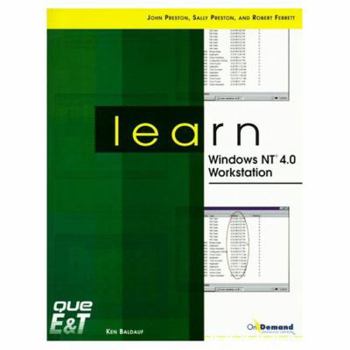 Paperback Learn Windows NT 4.0 Workstation [With CD-ROM] Book