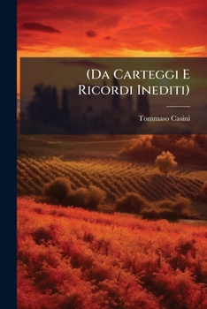 Paperback (Da Carteggi E Ricordi Inediti) [Italian] Book