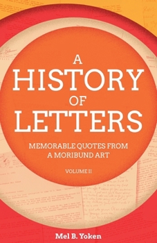 Paperback A History of Letters, Volume II Book