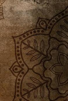 Paperback Mindfulness Journal Brown Mandala: 6' X 9' 100 Pages Lined Paper Book