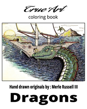 True Art Dragons: Coloring book