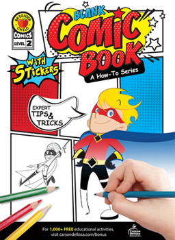 Paperback Blank Comic Book: A How-To Series Level 2 Book