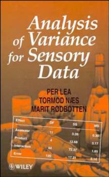 Hardcover Analysis of Variance for Sensory Data Book