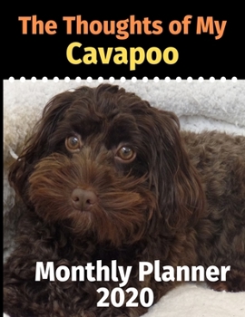 Paperback The Thoughts of My Cavapoo: Monthly Planner Book