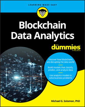 Paperback Blockchain Data Analytics for Dummies Book
